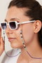 Heliophilia Silver Cadena de Gafas Multicolor de Metal